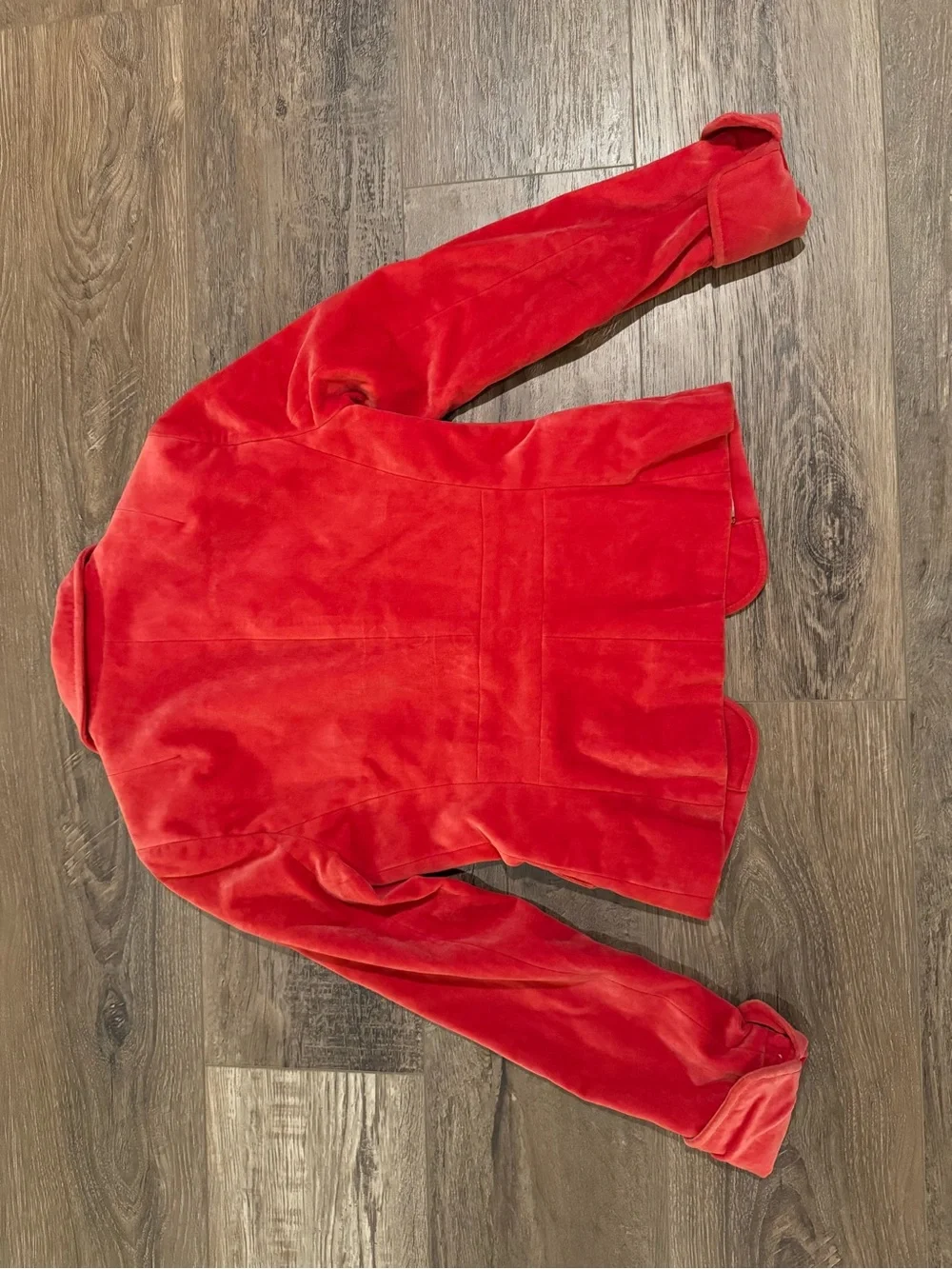 J. Crew Red Velvet Blazer Jacket